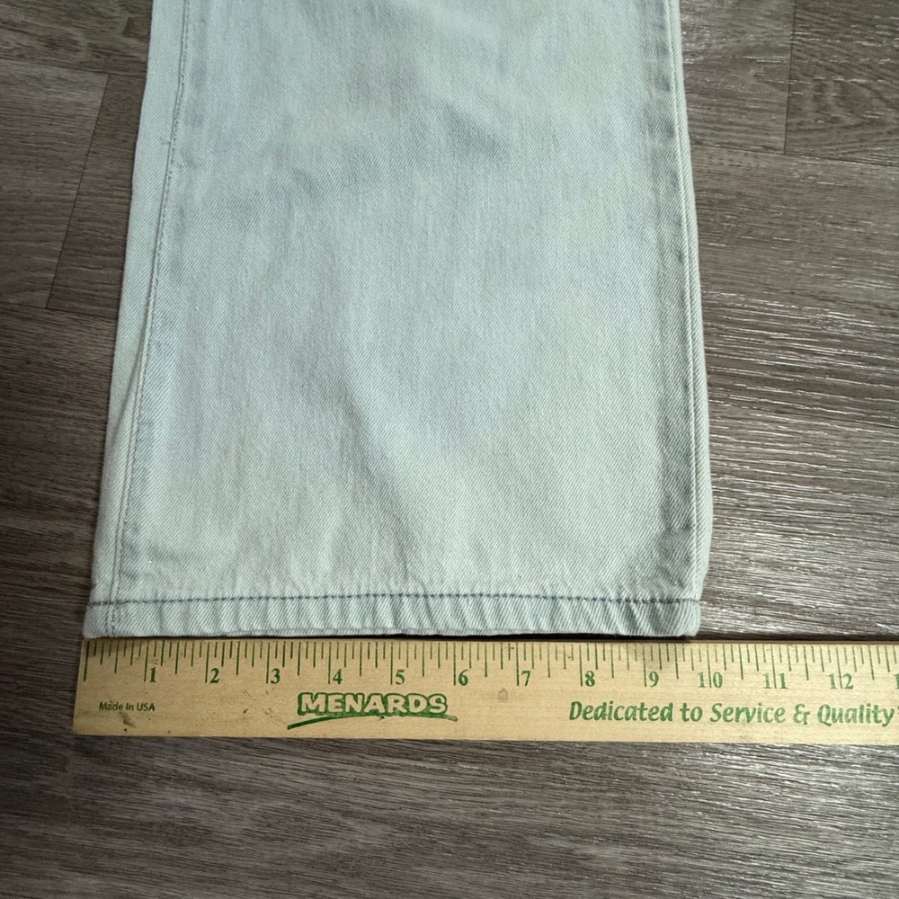 Kensie Easy Breezy Denim High Rise Wide Leg Jeans Saltwater Light Wash 4/27 NEW - Picture 3 of 7